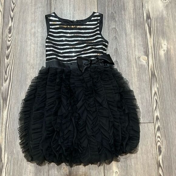 Bizcotti Black And Silver Dress - Picture 1 of 6